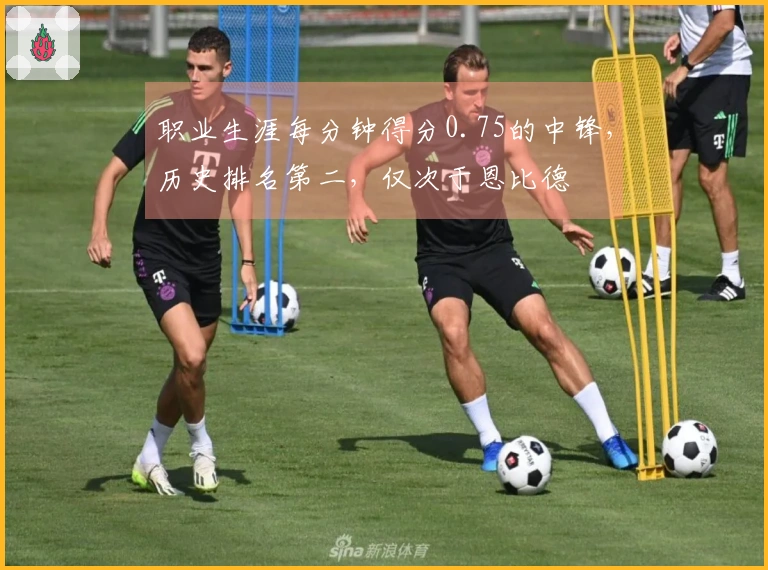 职业生涯每分钟得分0.75的中锋，历史排名第二，仅次于恩比德